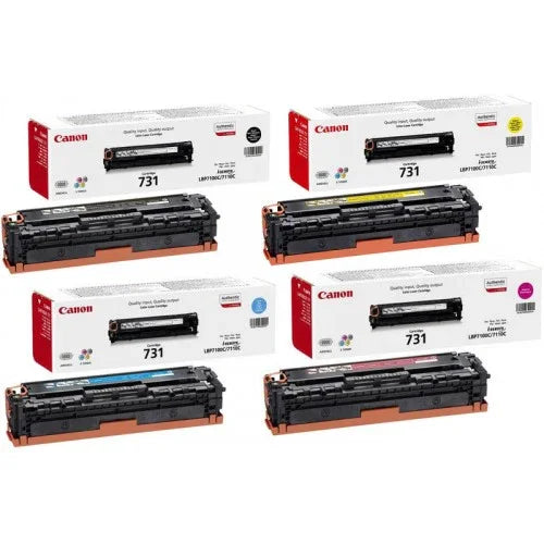 Canon 731 Laser Ink Toner 4 Color Set - Black/Cyan/Yellow/Magenta - eBuy UAE